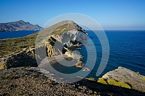 Yellow Beach in Cabo de Gata-Nijar Natural Park, Spain photo