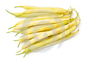 Yellow Beans Isolated On White Background