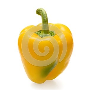 Yellow bell pepper isolated