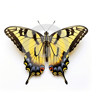 Yellow And Black Butterfly: A Visual Narrative In David Lachapelle Style