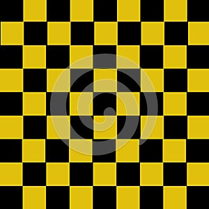 Yellow and black checkered background