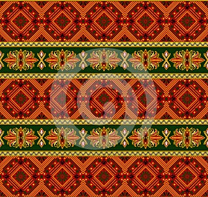 Yellow and black colure flower border design