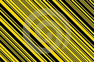 Yellow and black striped background. Bright pattern with lines. Vector illustration