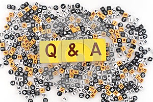 Question and Answer concept