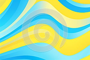 Yellow And Blue Abstract Background