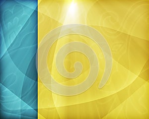 Yellow-blue desktop wallpaper