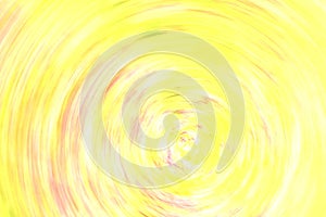 Yellow blurred abstract design background with elements of colored impurities