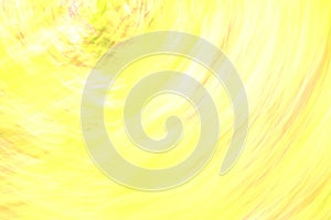 Yellow blurred abstract design background with elements of colored impurities