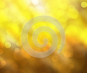 Yellow bokeh background