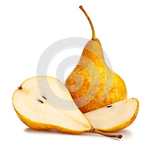 Yellow bosc pears