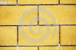 Yellow brick, masonry. brick wall.