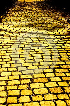 Yellow brick road