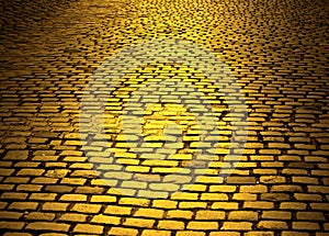 Yellow brick road photo