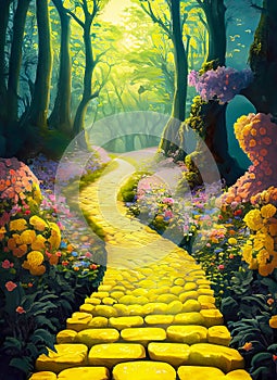 Yellow Brick Road, Fantasy Forest or Woods