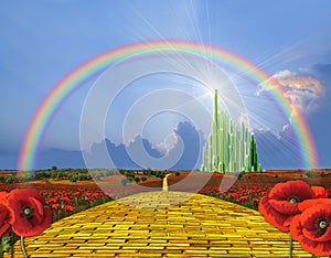 Yellow brick road to Oz