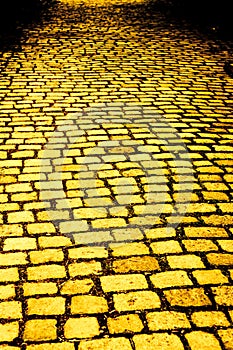 Yellow brick road photo