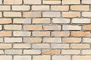 Yellow Brick wall texture background