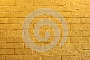Yellow brick wall texture background  - Abstract backdrop