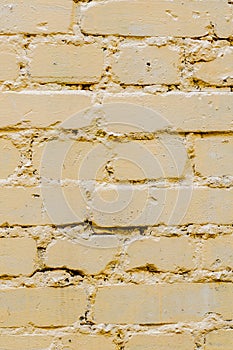 Yellow bricks pattern on wall for abstract background