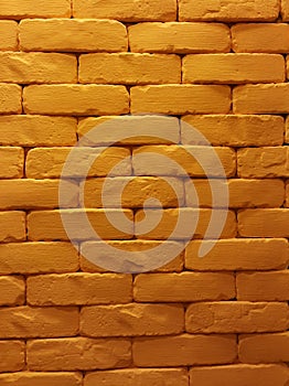 yellow bricks wall