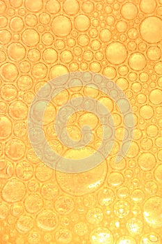 Yellow Bubble Closeup background