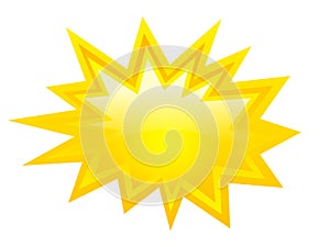 Bursting star icon