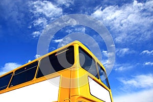 Yellow Bus & Blue Sky