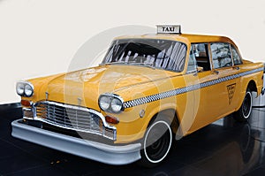 Yellow cab taxi