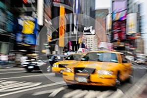 Yellow Cab Taxi New York City