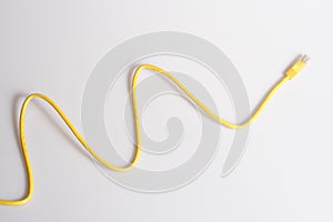 Yellow cable and connector