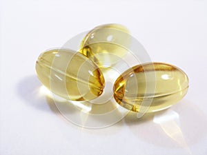 Yellow capsules