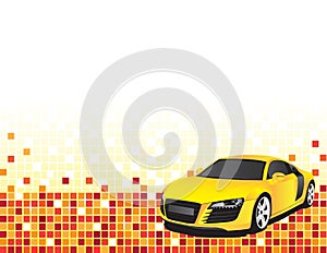 Yellow car