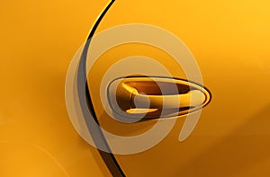 Yellow car background