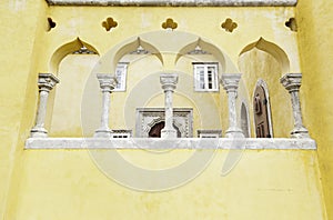 Yellow Castle in Sintra photo