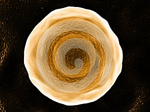 Yellow cell - 3D illustration