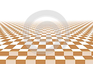 Yellow checkerboard floor background. Abstract