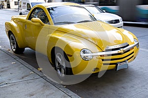Yellow Chevrolet SSR