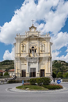 Yellow church, Santo Stefano Belbo photo