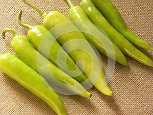 Yellow color Banana peppers