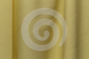 Yellow color fabric cloth polyester texture and textile background