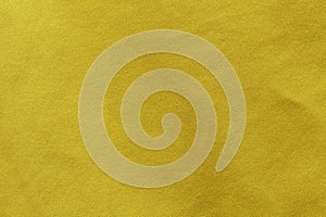 Yellow color fabric cloth polyester texture and textile background