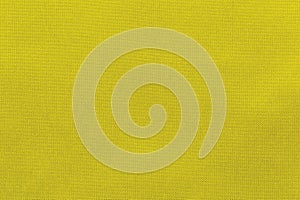 Yellow color fabric cloth polyester texture and textile background