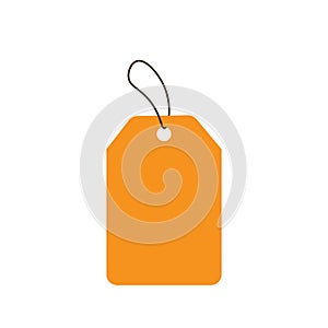 Yellow coloured Sell tag tag for different use