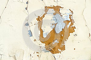 Yellow concrete wall wheathered texture