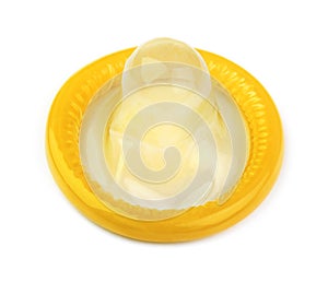 Yellow condom