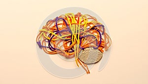 Yellow Cords Brain - Exploring Neurodivergent Creativity (AI Generated photo