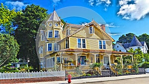 The Yellow Cottage on Mackinac Island