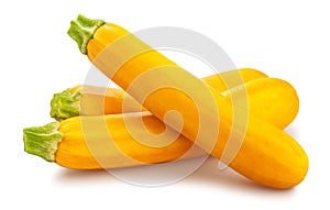 Yellow courgette
