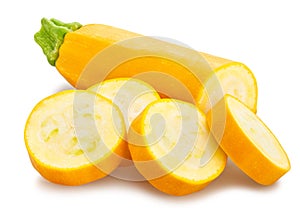 Yellow courgette