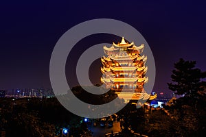 Yellow Crane Tower in Wuhan, China